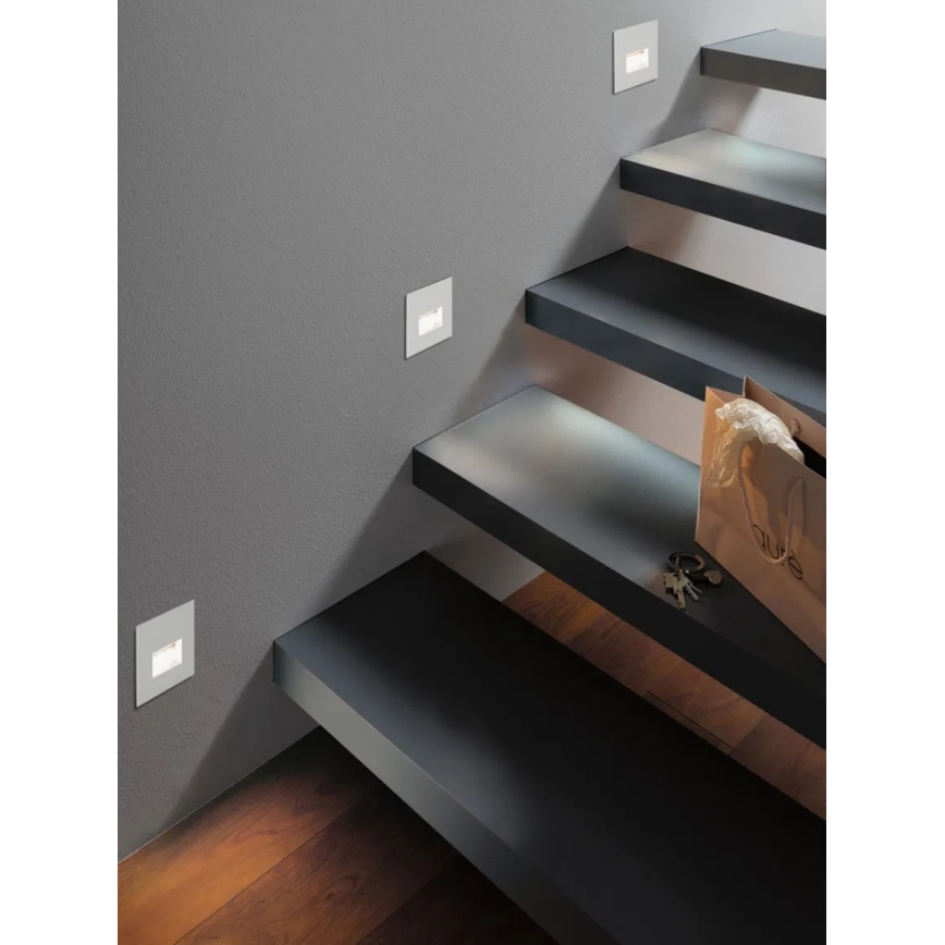 Paulmann 93093 - LED/1,2W Schodiskové svietidlo EDGE 230V