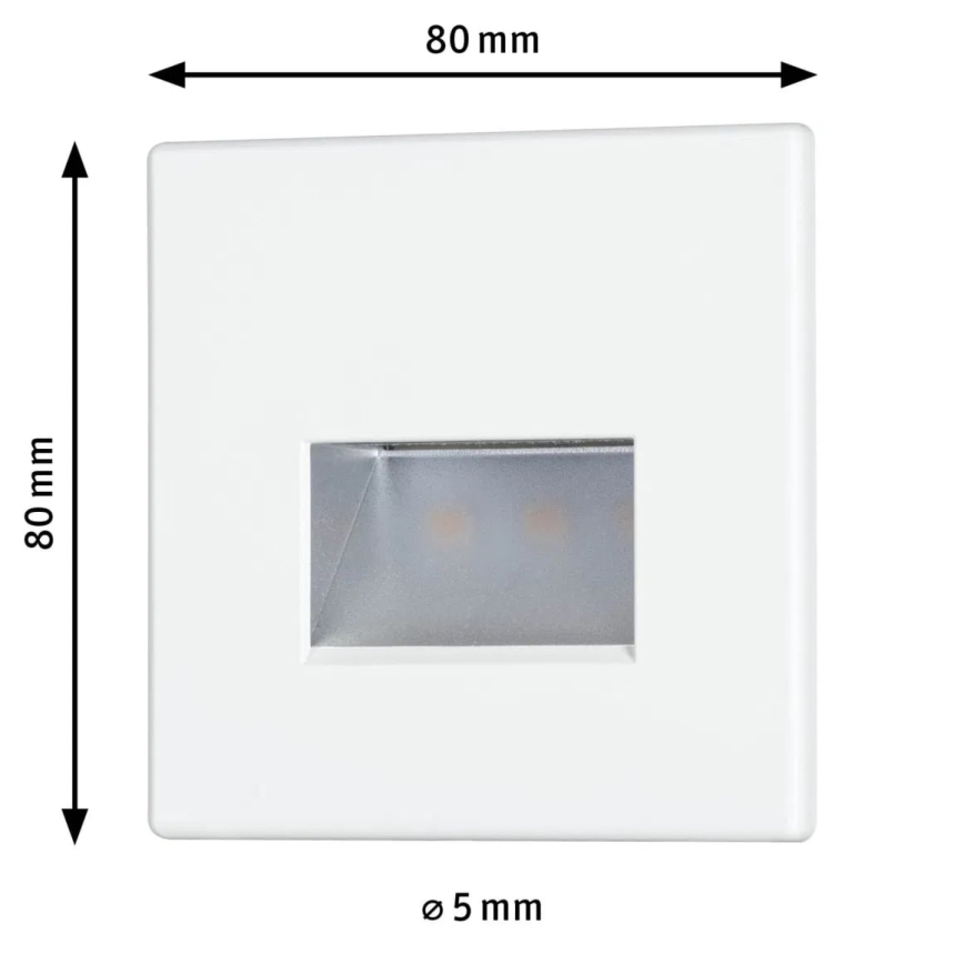 Paulmann 93093 - LED/1,2W Schodiskové svietidlo EDGE 230V