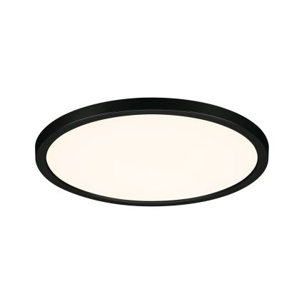 Paulmann 93102 - LED/16W IP44 Kúpeľňové zapustené stropné svietidlo AREO 230V 2000/3000/4000K priemer 23 cm čierne