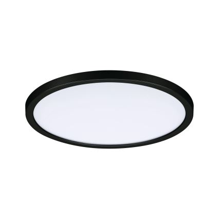Paulmann 93102 - LED/16W IP44 Kúpeľňové zapustené stropné svietidlo AREO 230V 2000/3000/4000K priemer 23 cm čierne