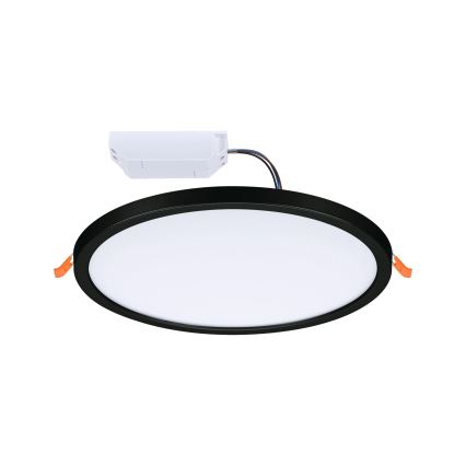 Paulmann 93102 - LED/16W IP44 Kúpeľňové zapustené stropné svietidlo AREO 230V 2000/3000/4000K priemer 23 cm čierne