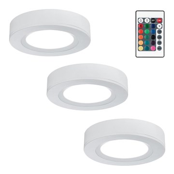 Paulmann 93568 - SET 3x 3x LED Podhľadové svietidlo PLATY 3xLED/1W/230V/12V Paulmann 93568 - SET 3x 3x LED Podhľadové svietidlo PLATY 3xLED/1W/230V/12V
