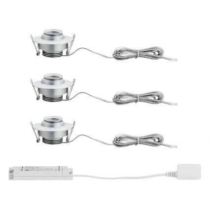 Paulmann 93579 - SADA 3xLED Podhľadové svietidlo 3xLED/3,8W/230/12V