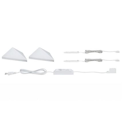 Paulmann 93584 - SADA 2xLED/6,2W IP44 Osvetlenie nábytku KITE 230V