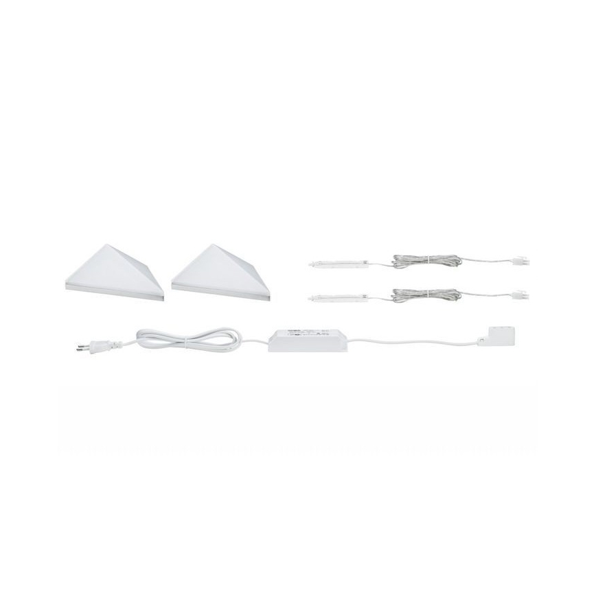 Paulmann 93584 - SADA 2xLED/6,2W IP44 Osvetlenie nábytku KITE 230V