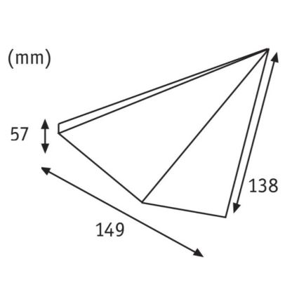 Paulmann 93584 - SADA 2xLED/6,2W IP44 Osvetlenie nábytku KITE 230V