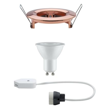 Paulmann 93596 - LED Kúpeľňové podhľadové svietidlo NOVA 1xGU10/7W/230V rosegold