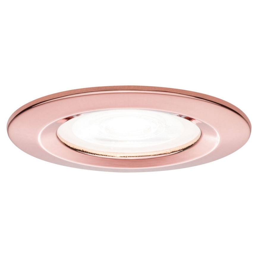 Paulmann 93634 - Kúpeľňové podhľadové svietidlo NOVA 1xGU10/35W/230V rosegold