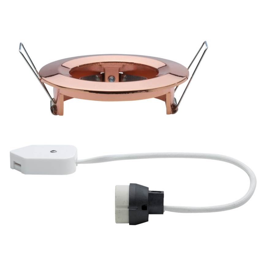 Paulmann 93634 - Kúpeľňové podhľadové svietidlo NOVA 1xGU10/35W/230V rosegold