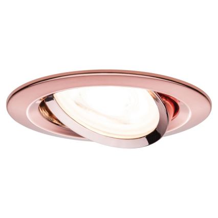Paulmann 93642 - Kúpeľňové podhľadové svietidlo NOVA 1xGU10/35W/230V rosegold