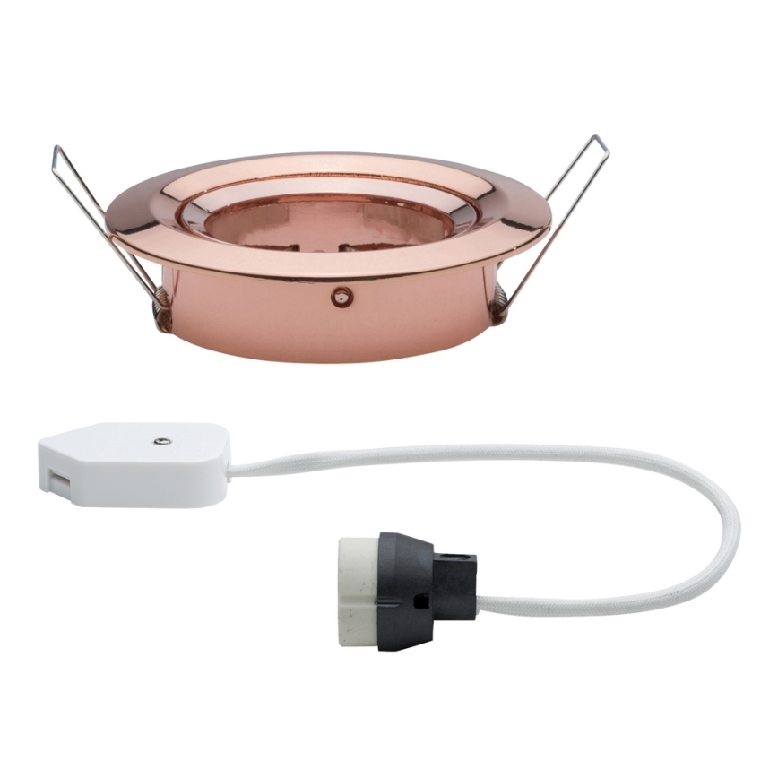 Paulmann 93642 - Kúpeľňové podhľadové svietidlo NOVA 1xGU10/35W/230V rosegold