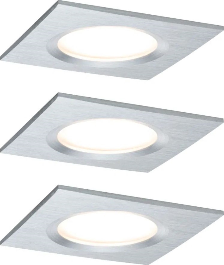 Paulmann 93895 - SADA 3xLED/6W IP44 Stmievateľné kúpeľňové podhľadové svietidlo NOVA 230V