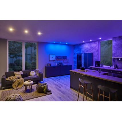 Paulmann 93940 - SADA 3x LED RGBW/2W IP23 Stmievateľné kúpeľňové podhľadové svietidlo 230V