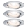 Paulmann 93943 - SADA 3x LED/6,8 W IP23 Stmievateľné kúpeľňové zapustené svietidlo COIN 230 V