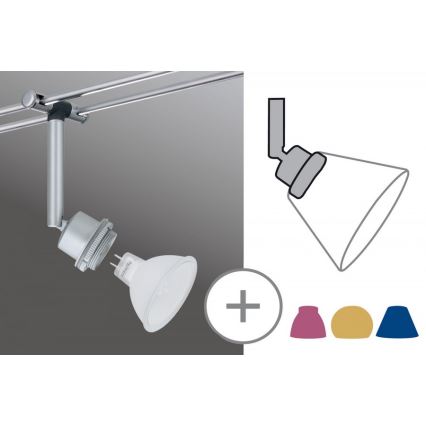 Paulmann 94033 - Bodové svietidlo BASIC 5xGU5,3/20W/230V