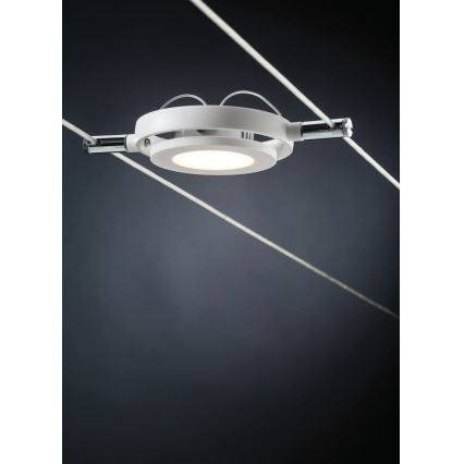 Paulmann 94106 - SADA 6xLED/4W Bodové svietidlo do lankového systému ROUNDMAC 230V biela