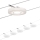 Paulmann 94109 - SADA 5×LED/4,3 W Kompletný lankový systém MAC 230 V biela