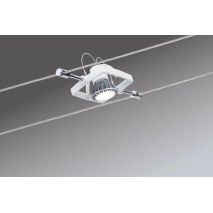 Paulmann 94149 - SADA 5xGU5,3/10W Bodové svietidlo do lankového systému TECH 230V biela