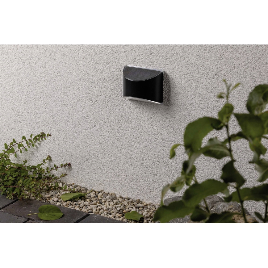 Paulmann 94233 - LED/0,05W IP44 Solárne nástenné svietidlo ELLIOT 1,2V 400 mAh