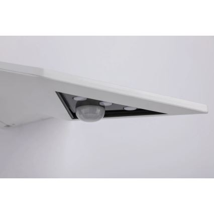 Paulmann 94244 - LED/1,2W IP44 Solárne nástenné svietidlo so senzorom YOKO 3,7V 1800 mAh biela