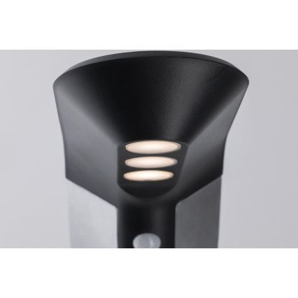 Paulmann 94252 - LED/1,2W IP44 Solárna vonkajšia lampa so senzorom SOLEY 3,7V 1800 mAh