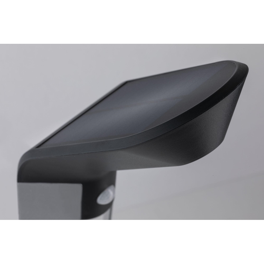 Paulmann 94252 - LED/1,2W IP44 Solárna vonkajšia lampa so senzorom SOLEY 3,7V 1800 mAh