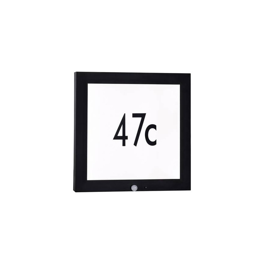 Paulmann 94255 - LED/13W IP44 Domové číslo so senzorom 230V