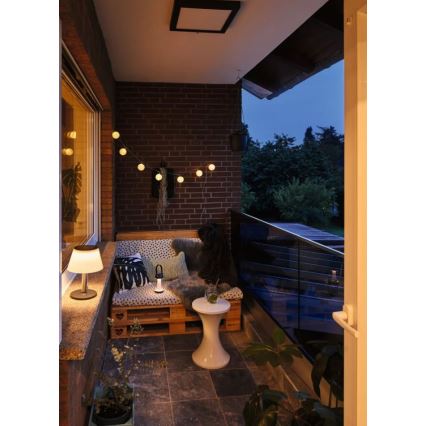 Paulmann 94267 - LED/1,3W IP44 Vonkajšia stmievateľná lampa CUPULINO 5V 2000 mAh