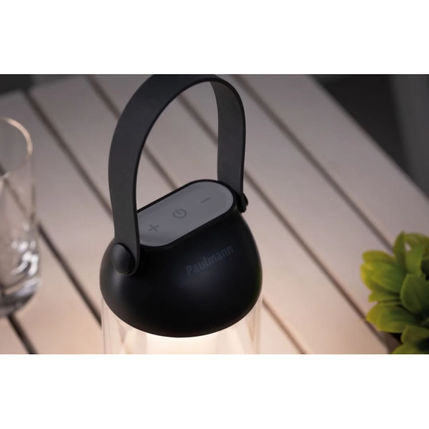 Paulmann 94267 - LED/1,3W IP44 Vonkajšia stmievateľná lampa CUPULINO 5V 2000 mAh