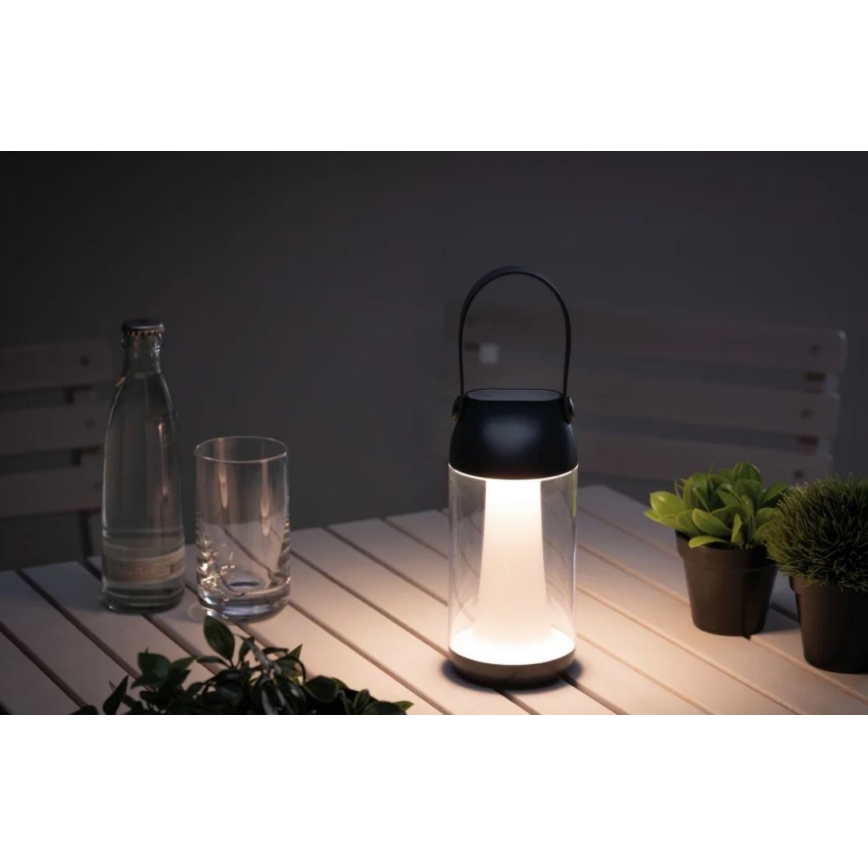Paulmann 94267 - LED/1,3W IP44 Vonkajšia stmievateľná lampa CUPULINO 5V 2000 mAh
