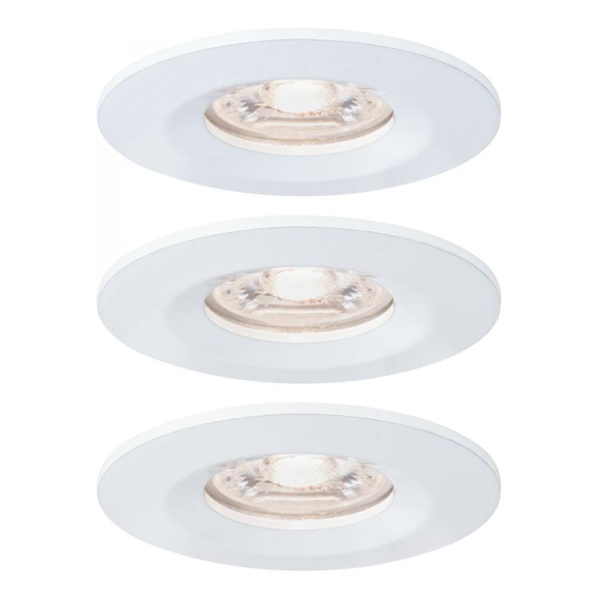 Paulmann 94299 - SADA 3xLED/4W IP44 Kúpeľňové podhľadové svietidlo NOVA 230V