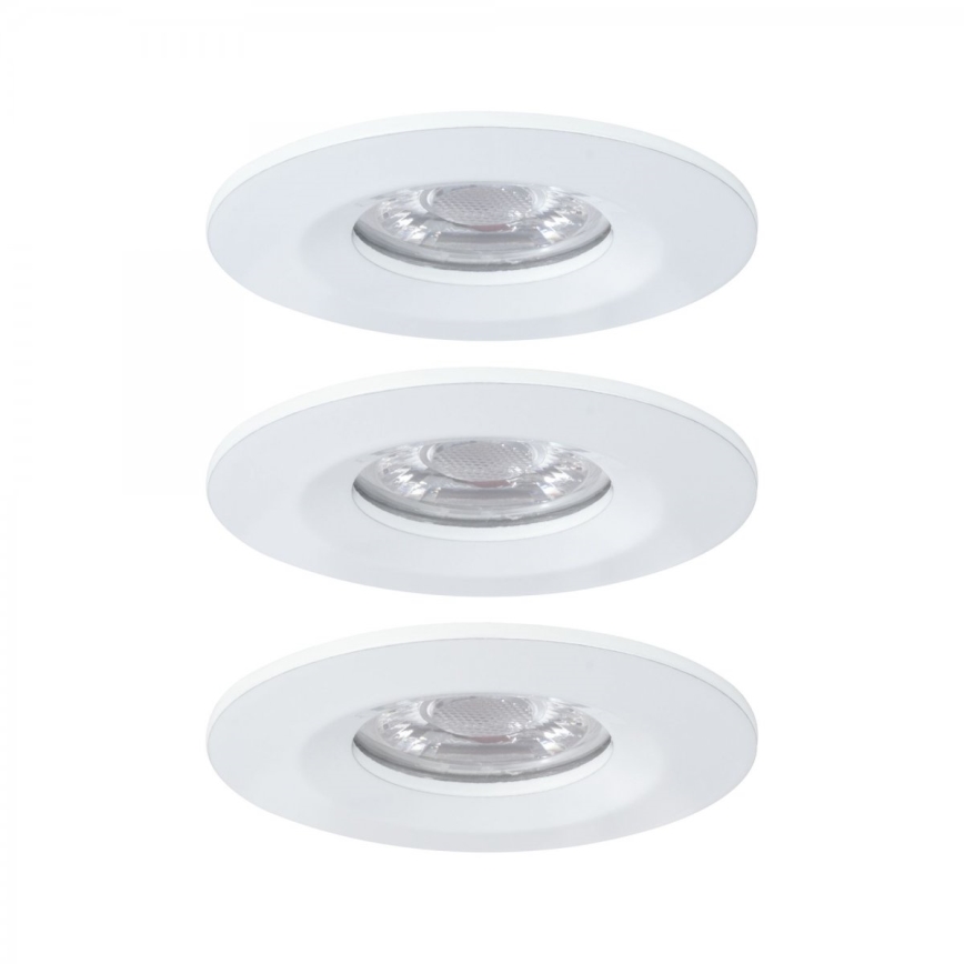 Paulmann 94299 - SADA 3xLED/4W IP44 Kúpeľňové podhľadové svietidlo NOVA 230V