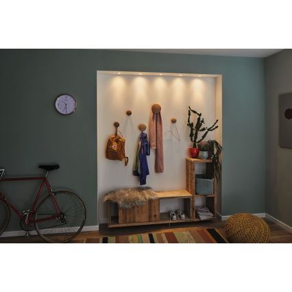 Paulmann 94304 - LED/4W IP44 Kúpeľňové podhľadové svietidlo COIN 230V