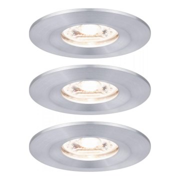 Paulmann 94305 - SADA 3xLED/4W IP44 Kúpeľňové podhľadové svietidlo NOVA 230V