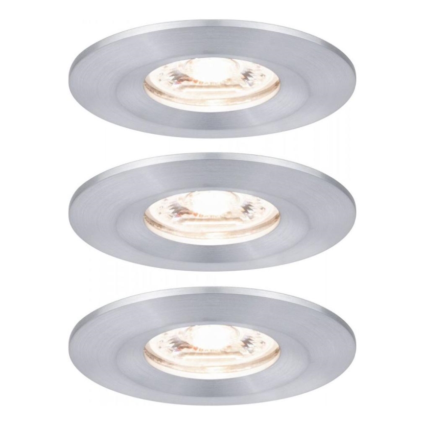 Paulmann 94305 - SADA 3xLED/4W IP44 Kúpeľňové podhľadové svietidlo NOVA 230V