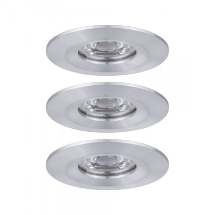 Paulmann 94305 - SADA 3xLED/4W IP44 Kúpeľňové podhľadové svietidlo NOVA 230V