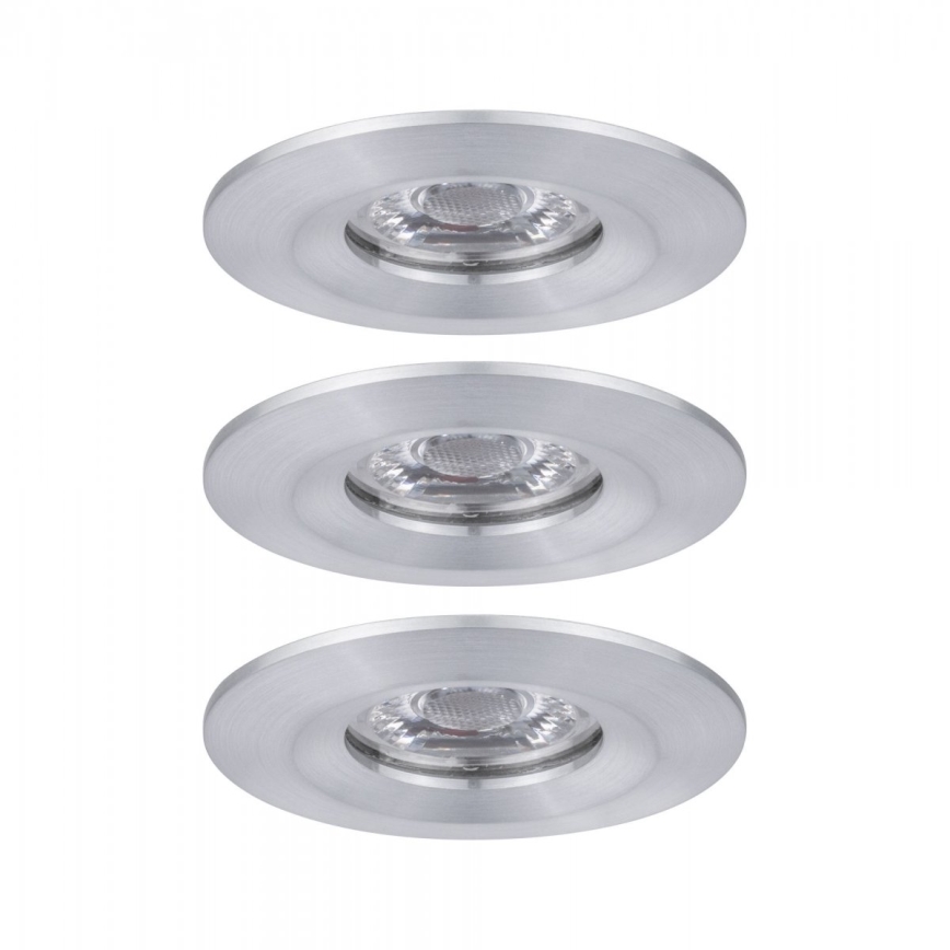 Paulmann 94305 - SADA 3xLED/4W IP44 Kúpeľňové podhľadové svietidlo NOVA 230V