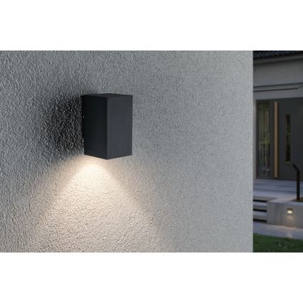 Paulmann 94327 - LED/3,8W IP44 Vonkajšie nástenné svietidlo FLAME 230V antracit