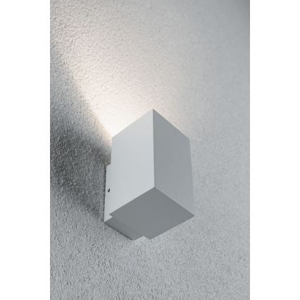 Paulmann 94329 - LED/3,8W IP44 Vonkajšie nástenné svietidlo FLAME 230V biela