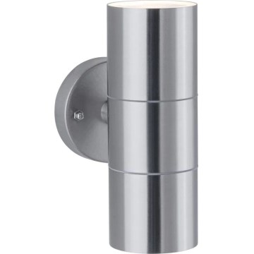 Paulmann 94331 - 2xGU10/10W IP44 Vonkajšie nástenné svietidlo FLAME 230V