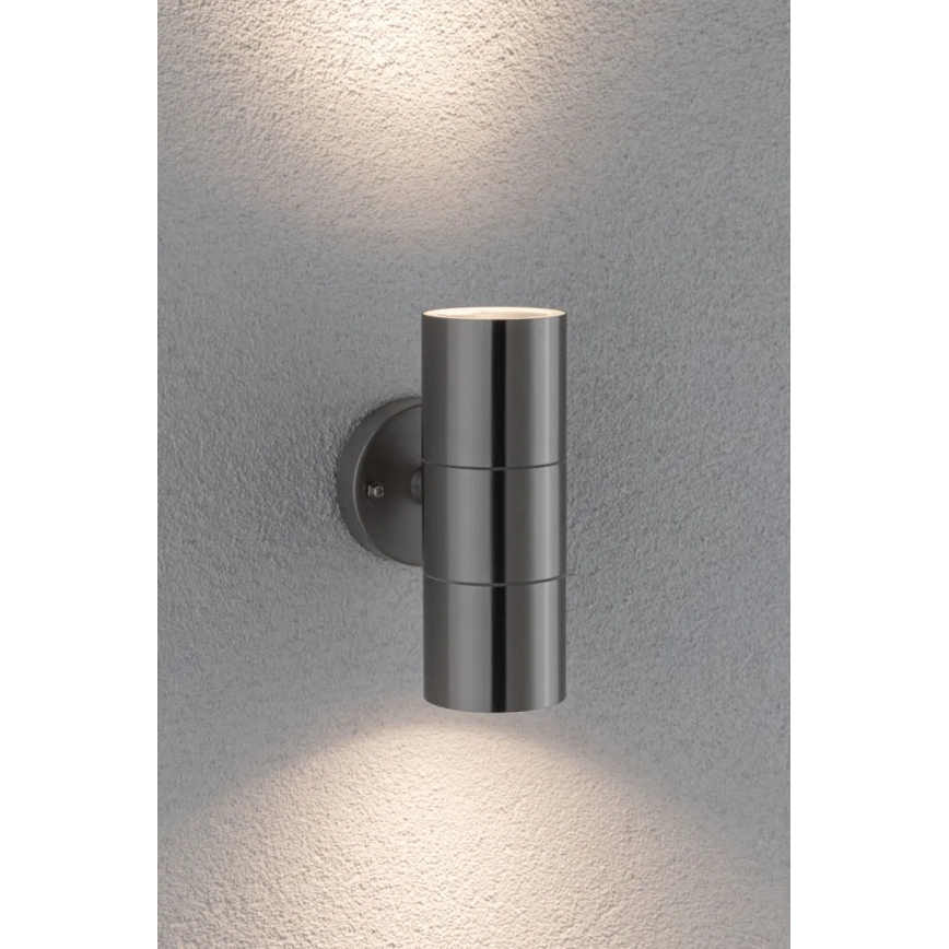 Paulmann 94331 - 2xGU10/10W IP44 Vonkajšie nástenné svietidlo FLAME 230V