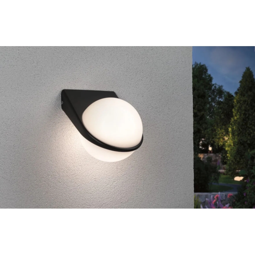 Paulmann 94401 - LED/10W IP44 Vonkajšie nástenné svietidlo SPHERE 230V