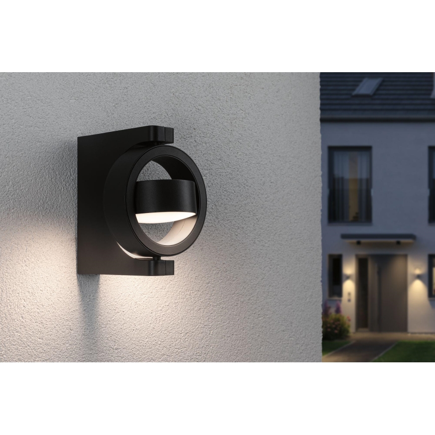 Paulmann 94406 - LED/8W IP44 Vonkajšie nástenné svietidlo SWIVEA 230V