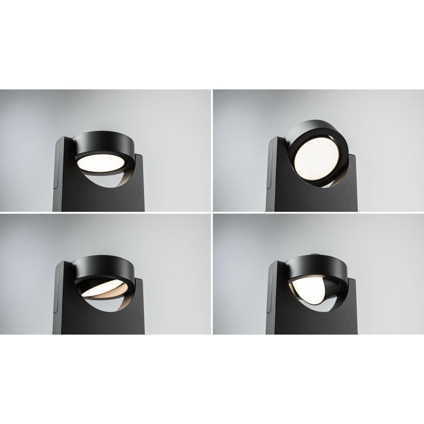 Paulmann 94406 - LED/8W IP44 Vonkajšie nástenné svietidlo SWIVEA 230V