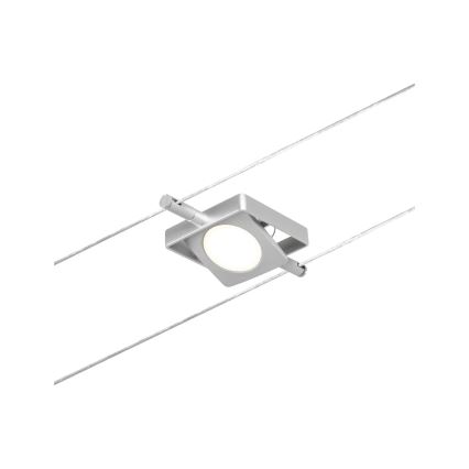 Paulmann 94420 - SADA 5xLED/4,5W Kompletný lankový systém MAC 230V matný chróm