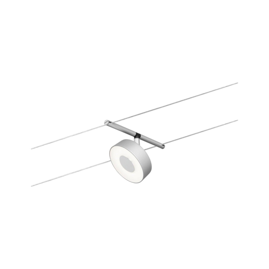 Paulmann 94475 - SADA 5xLED/5W Kompletný lanový systém CIRCLE 230V matný chróm