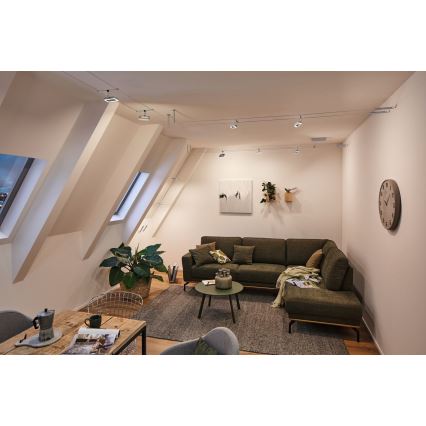 Paulmann 94481 - SADA 5xLED/4,8W Bodové svietidlo do lanového systému FRAME 230V čierna