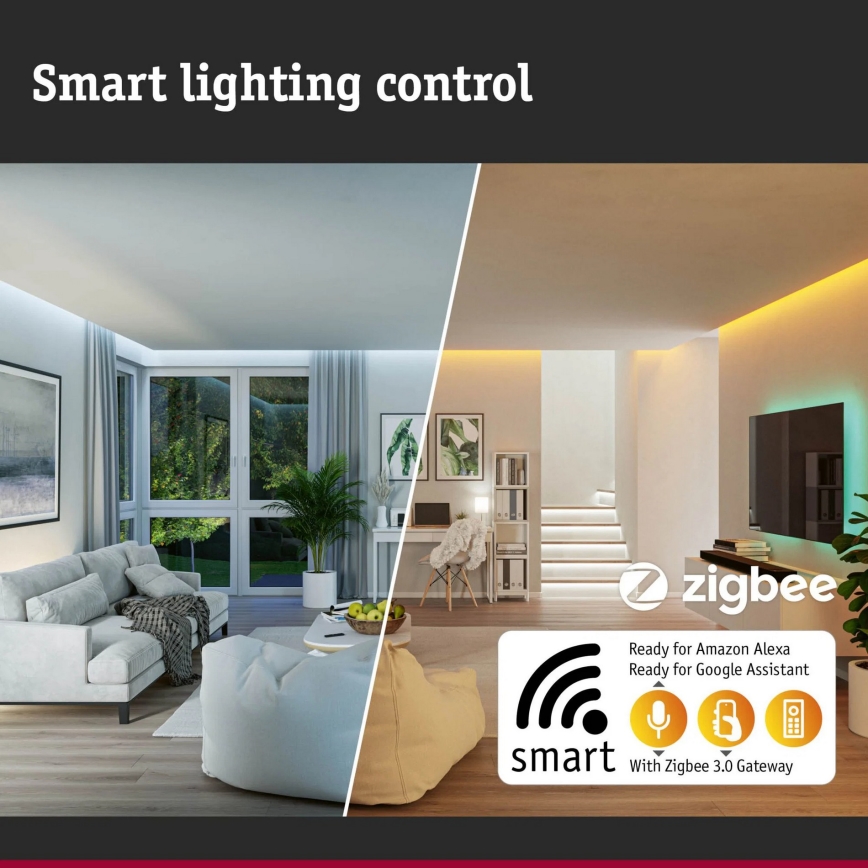 Paulmann 94513 - RGBW LED/8,2W IP44 Stmievateľné svietidlo na domové číslo so súmrakovým senzorom PADEA 230V antracit