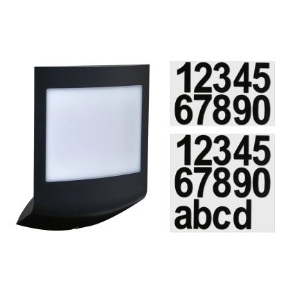 Paulmann 94513 - RGBW LED/8,2W IP44 Stmievateľné vonkajšie nástenné svietidlo so snímačom pohybu a súmraku PADEA 230V antracit