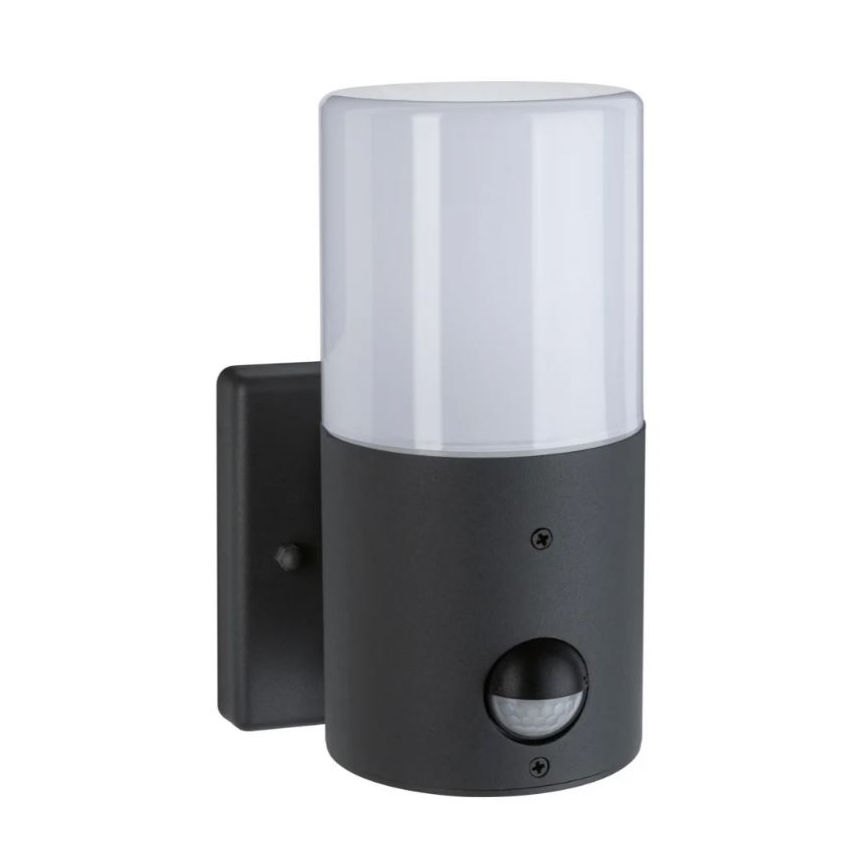 Paulmann 94648 - 1xE27/15W IP44 Vonkajšie nástenné svietidlo so senzorom TUBS 230V